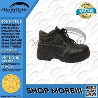 Meisons Safety Shoes Steel Toe | HIgh Cut | Safety Equipment