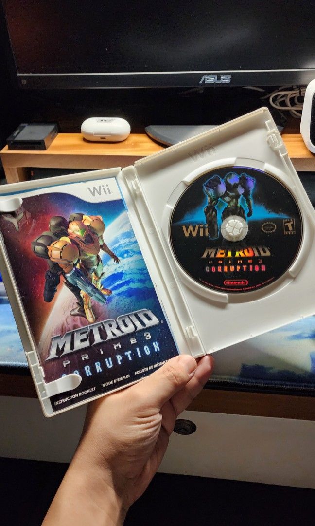 Metroid Prime Corruption Wii (Category: Nintendo) located in Pasig City. Submitted by perkinpumkin (Listing ID 1291867832, Image 3). Description: US Version Nintendo Wii.