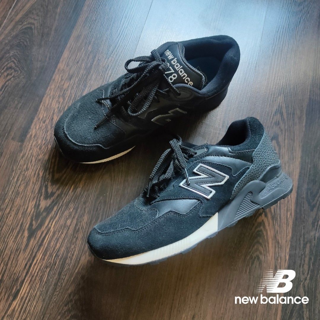 NEW NEW BALANCE NB 878 SNEAKER Black Grey Suede Casual Shoes Men s Fashion Footwear Sneakers on Carousell