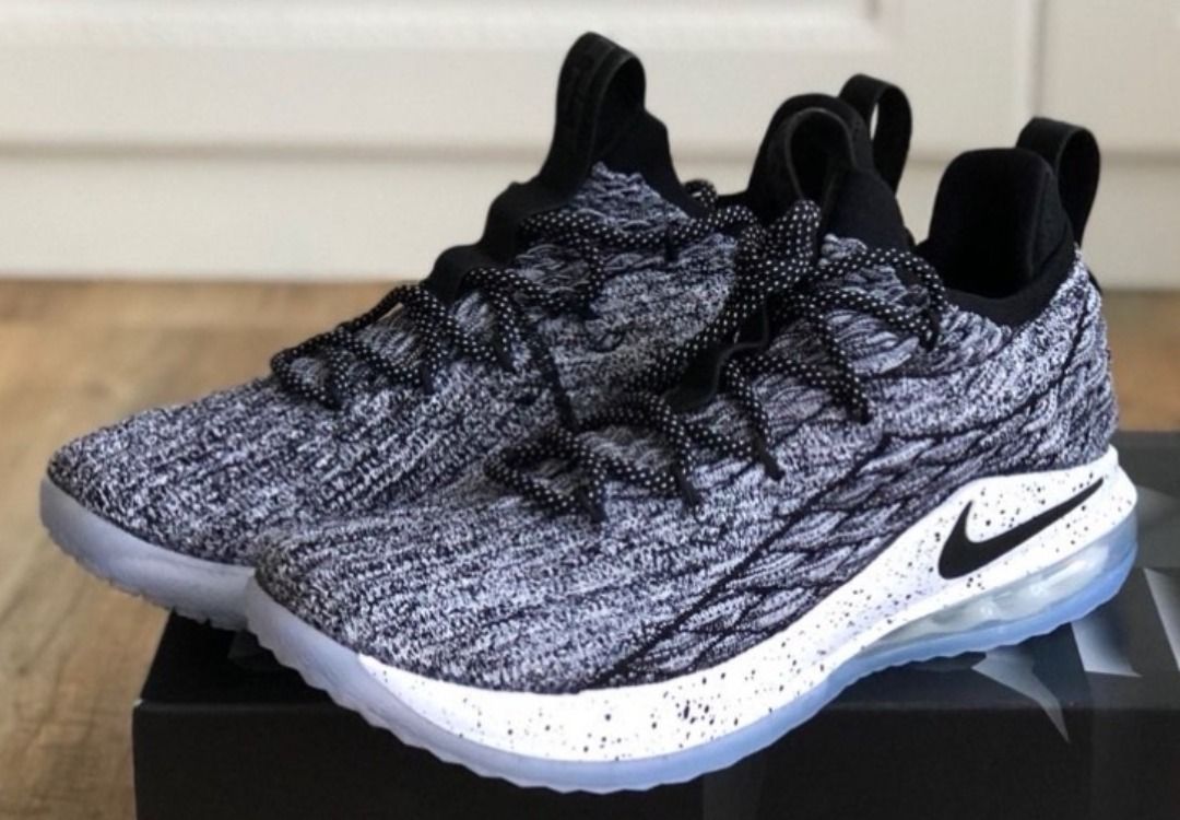 Nike Lebron 15 Low EP Oreo Black White