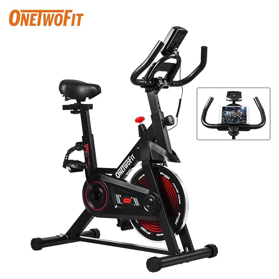 OneTwoFit 6KG FlyWheel Spin Bike Professional Home Gym Women Man