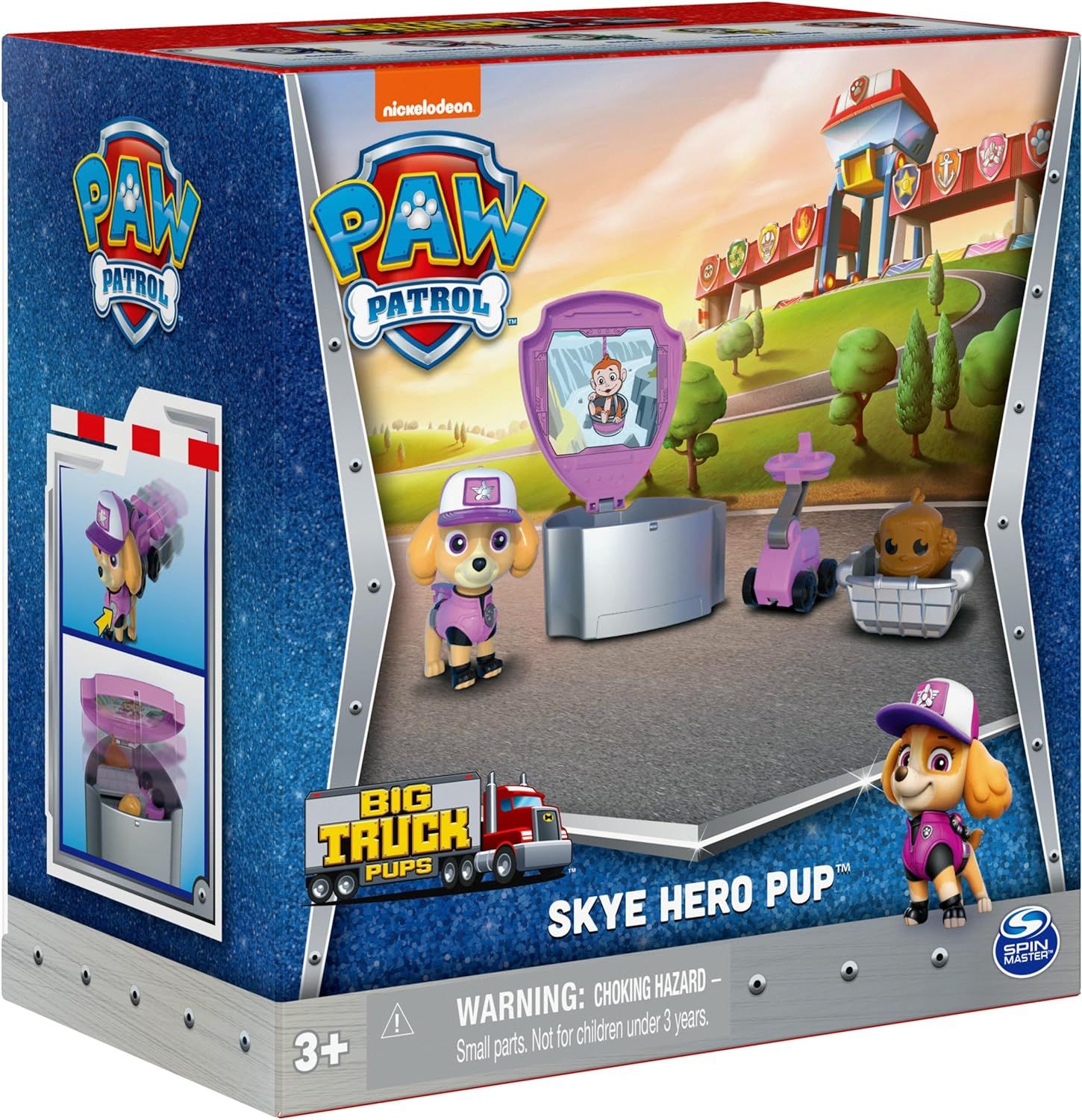 thumbnail image 2 of Paw Patrol, Big Truck Pups Rocky Action Figure With Clip-on Rescue Drone, Command Center Pod And Animal Friend Kids Toys Ages 3 And Up For Sale 2 of 14