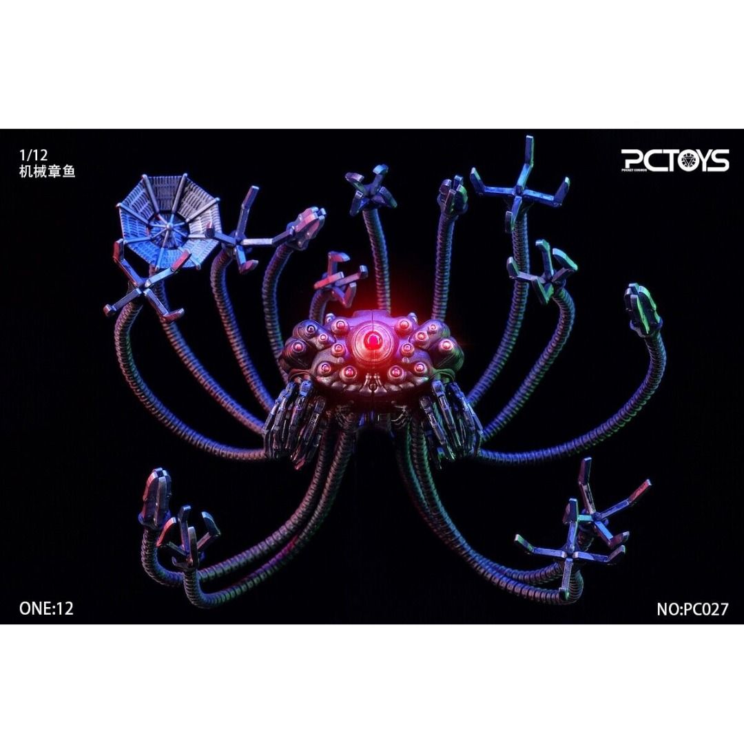 PCTOYS PC027 1/12 Mechanical Octopus Movable Illuminated Collectible Model  Toy