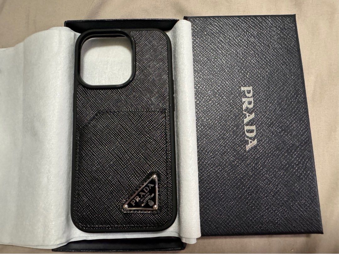 PRADA iPhone14pro ケース Prada Iphone 14 Pro Case, Luxury, Accessories on Carousell