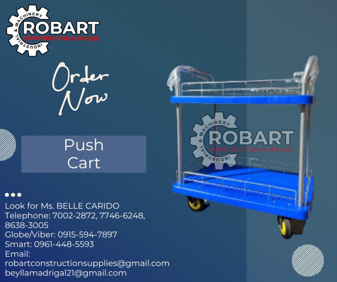 Push Cart 2 Layer, Commercial & Industrial, Construction Tools ...