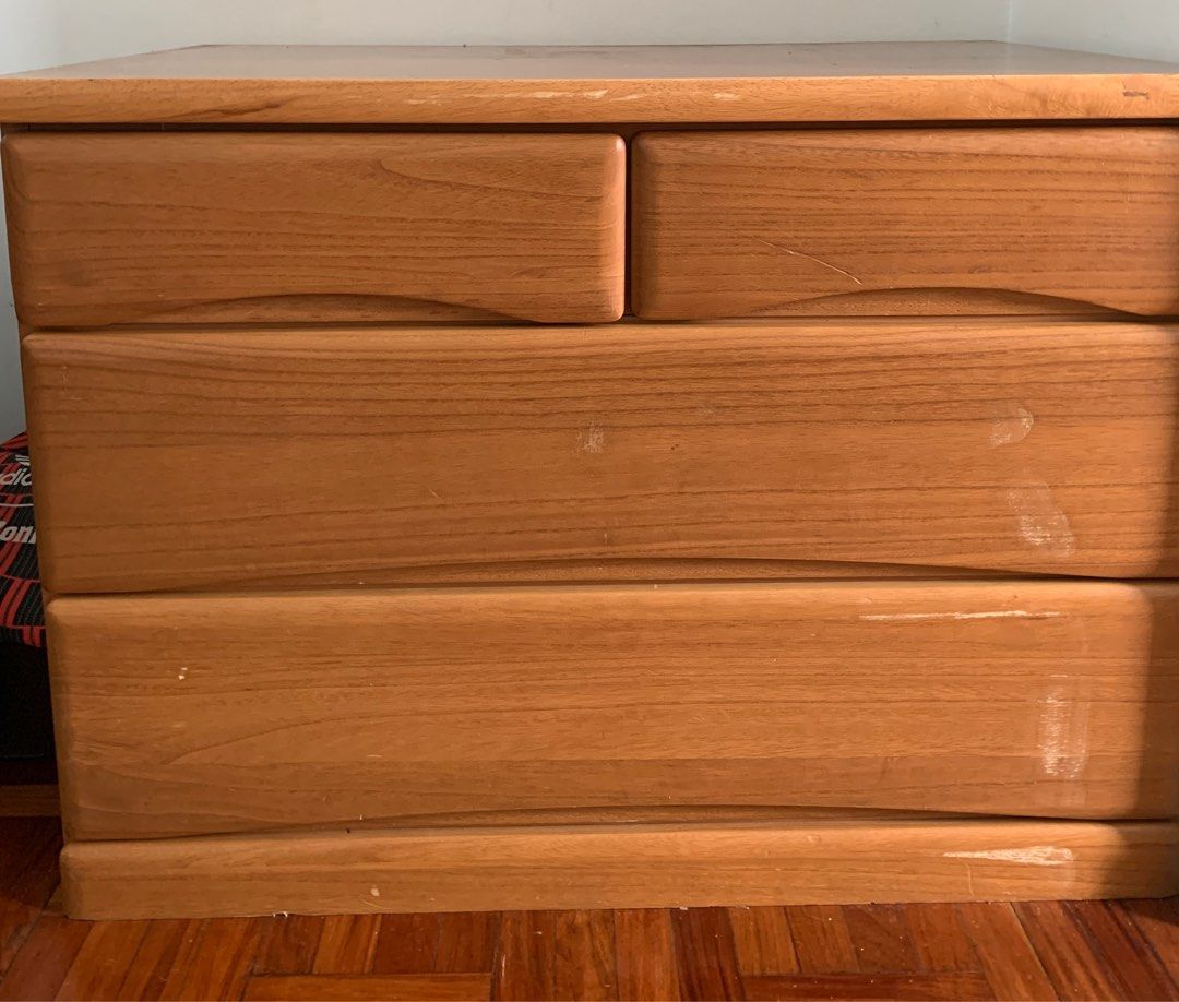RUSH SALE 4 Drawer Cabinet (Category: Shelves, Cabinets & Racks) located in Pasay City. Submitted by allthatdraft (Listing ID 1291779833, Image 1). Description: Length 35 in x width 22 in x height 25.5 in.