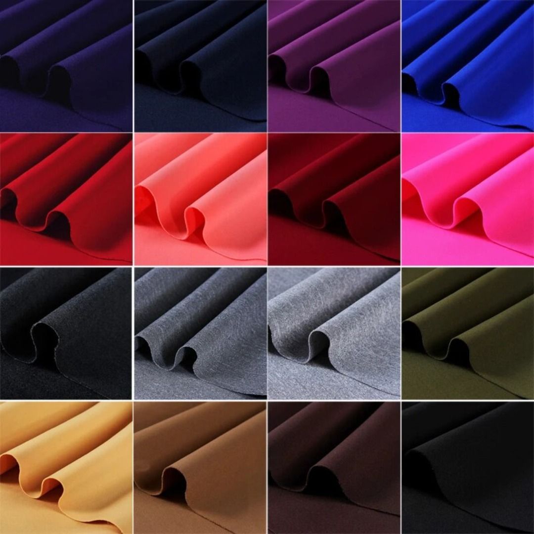 Scuba Knit Fabric Thicken Layer Polyester Spandex for Clothing Design Photo  Background Cloth by Half Meter - AliExpress