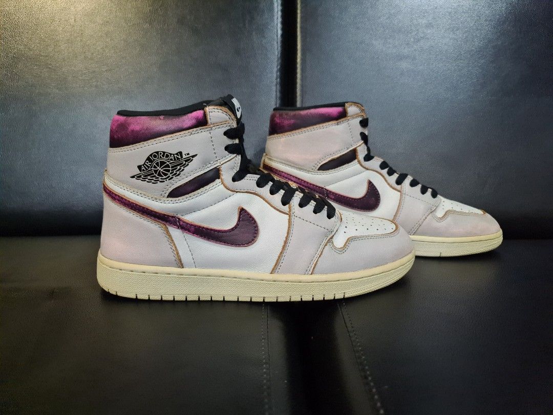SEPATU NIKE AJ1 AIR JORDAN 1 HIGH OG DEFIANT SB NYC TO PARIS US SIZE 41
