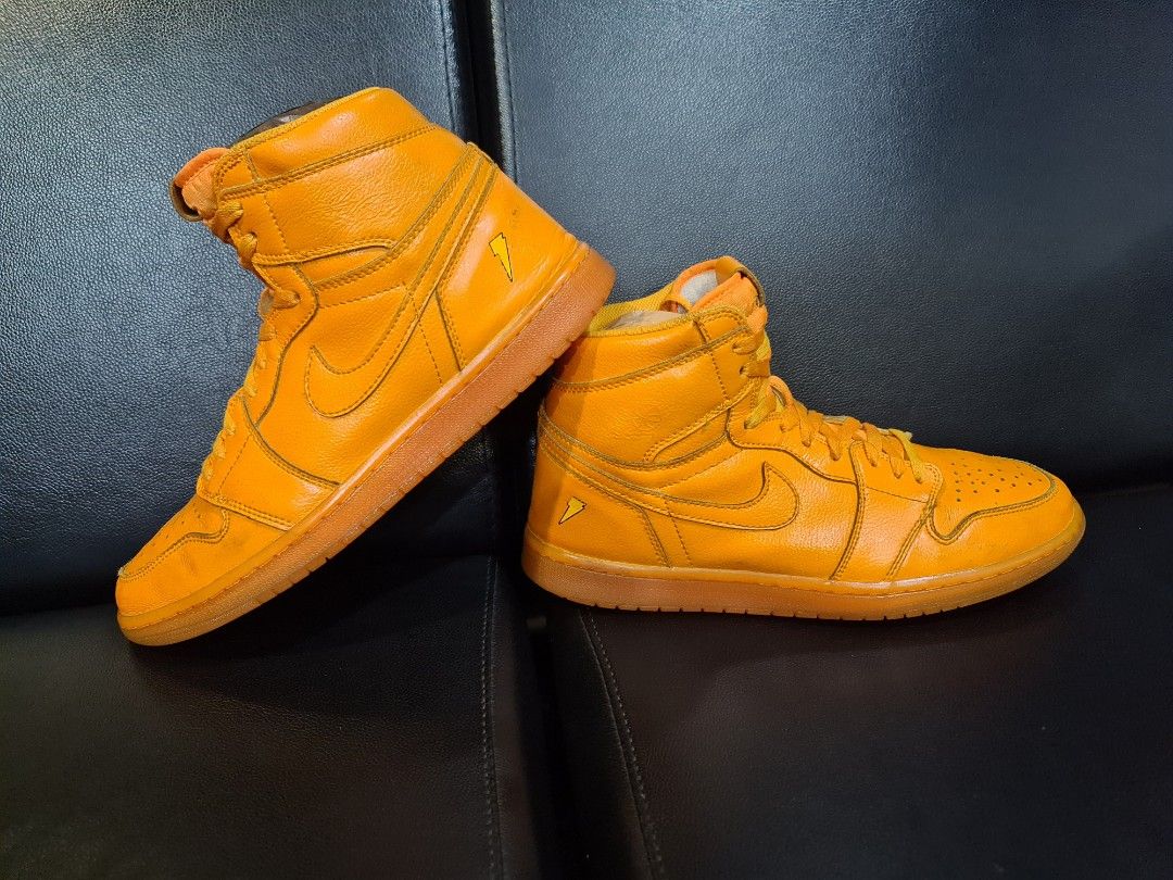 Sepatu Nike AJ1 Air Jordan 1 Retro High G8RD Orange Peel Gatorade Size 45