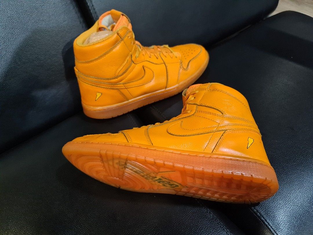 Sepatu Nike AJ1 Air Jordan 1 Retro High G8RD Orange Peel Gatorade Size 45