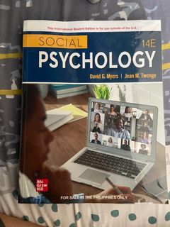 Social Psychology 14E Myers