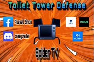 SPIDER TV MAN - TOILET TOWER DEFENSE - ROBLOX
