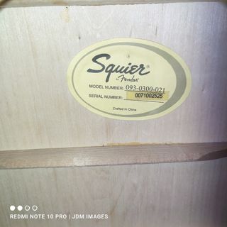 Squire by Fender acoustic guitar