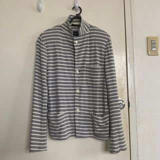 ss12 comme des garcons homme striped casual blazer