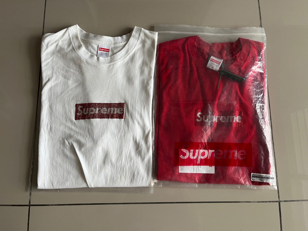 Supreme Swarovski Bogo tee