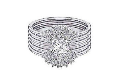 Swarovski 5508874 PEN LOPE CRUZ MOONSUN RING SET No52 Luxury
