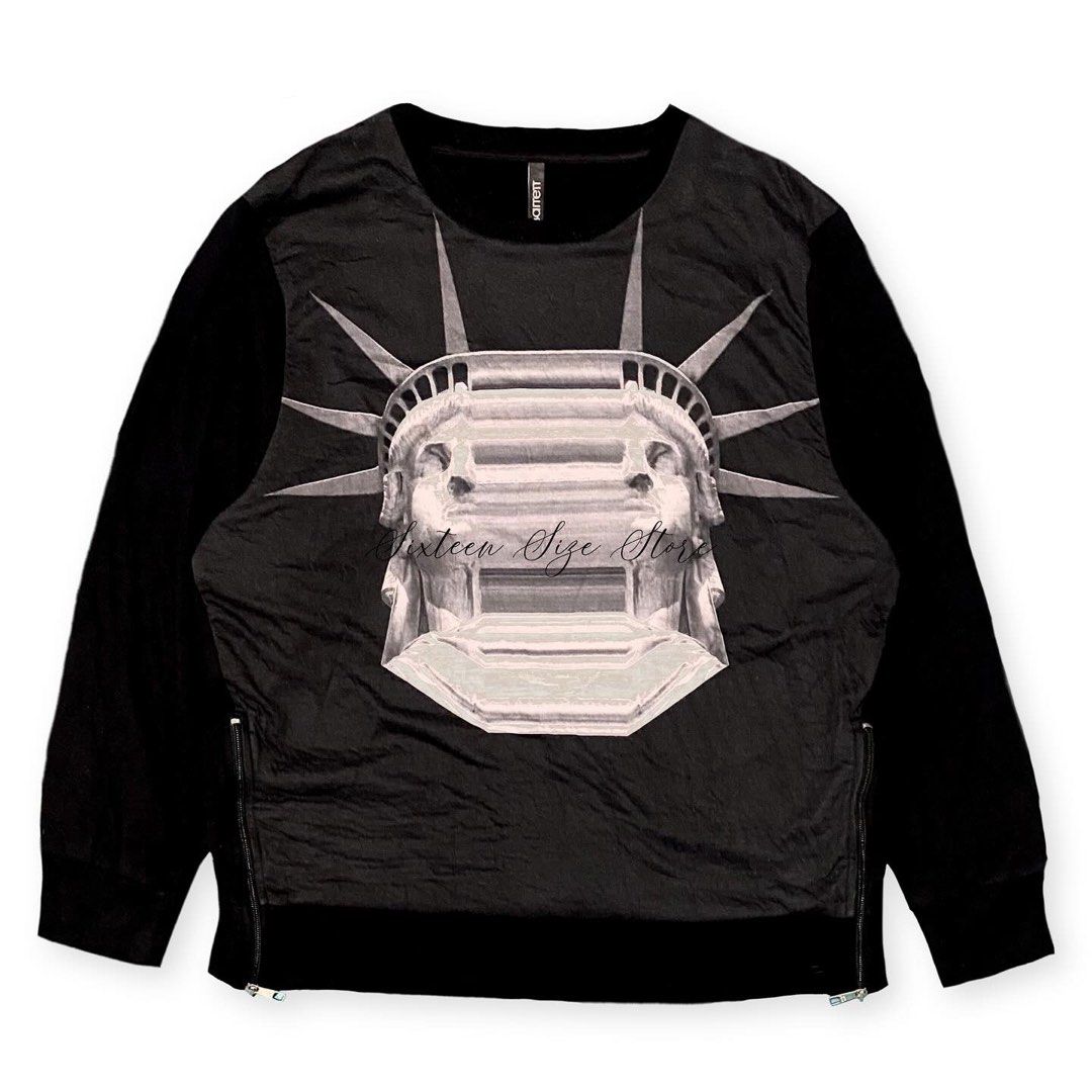 Neil barrett statue of liberty sweatshirt deals