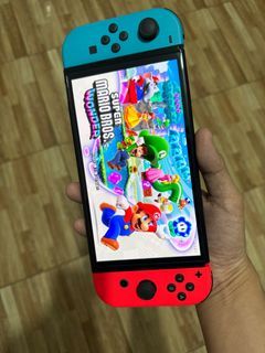 Switch OLED Complete Good Condition 1 month old plus games