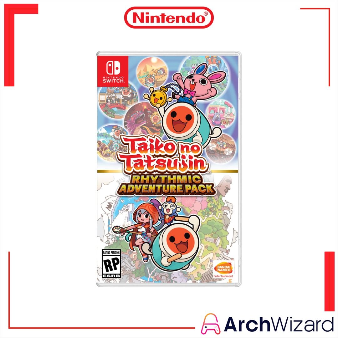 Taiko no Tatsujin Rhythmic Adventure Pack - Rhythm Game 🍭 Nintendo Switch  Game - ArchWizard, Video Gaming, Video Games, Nintendo on Carousell