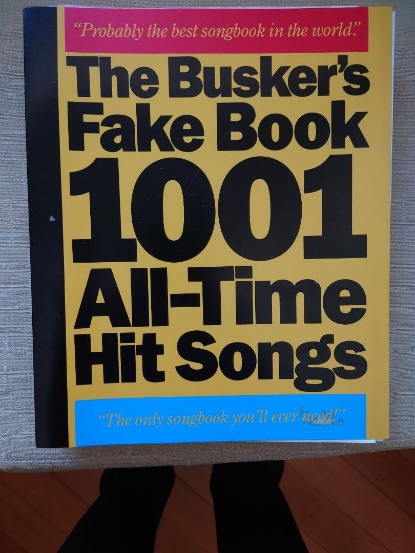 The busker's fake book 1001 琴譜, 興趣及遊戲, 音樂、樂器& 配件
