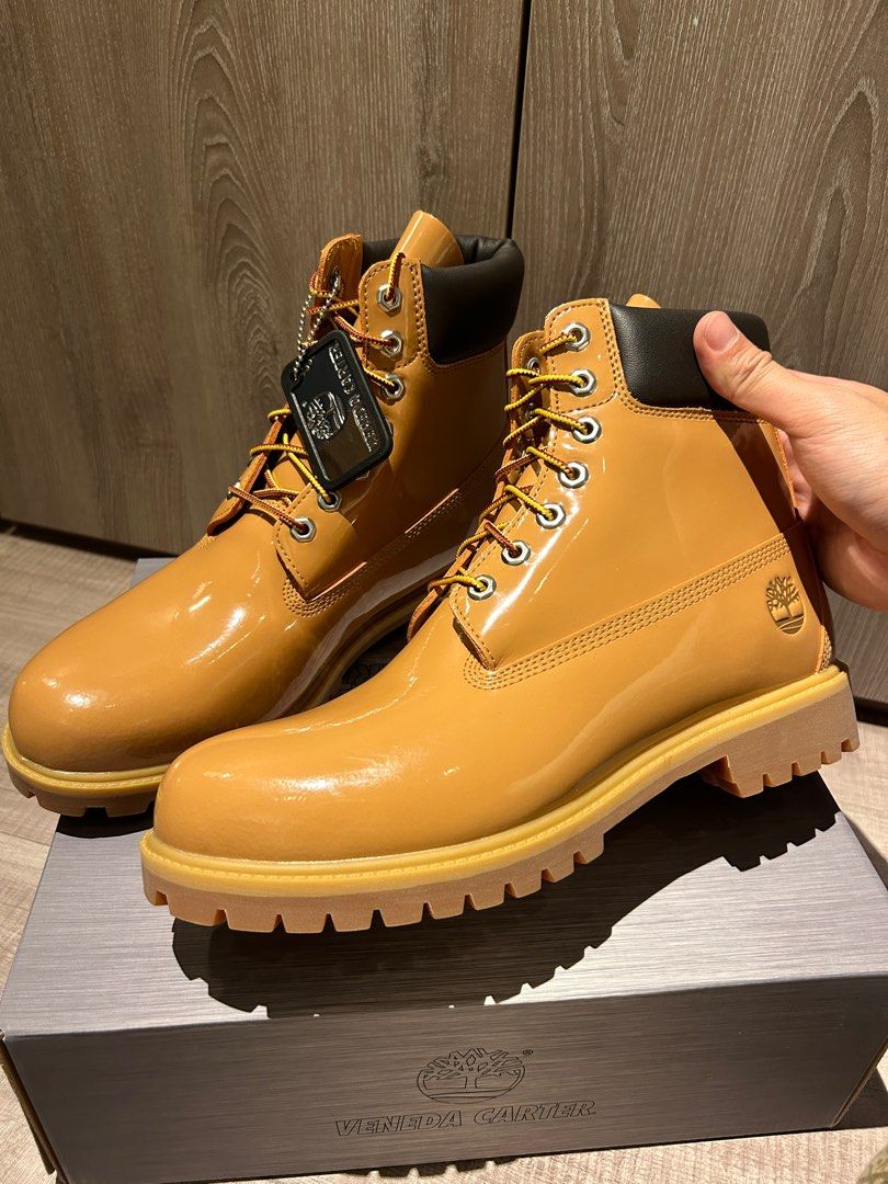 Timberland X Veneda Carter 中性小麥色防水六吋靴, 他的時尚, 鞋類