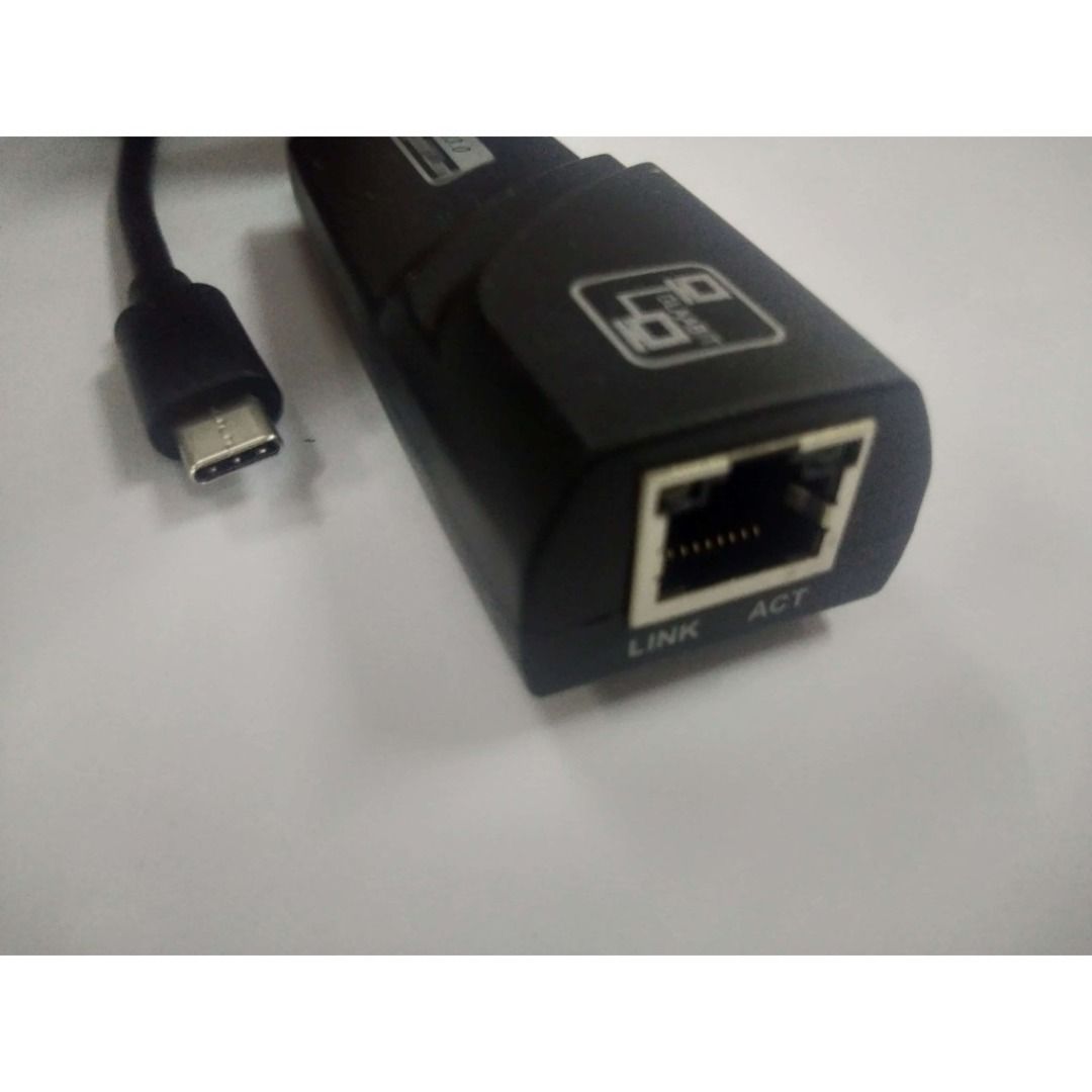 Type C Ethernet Adapter 1000mbps, Computers & Tech, Parts & Accessories ...