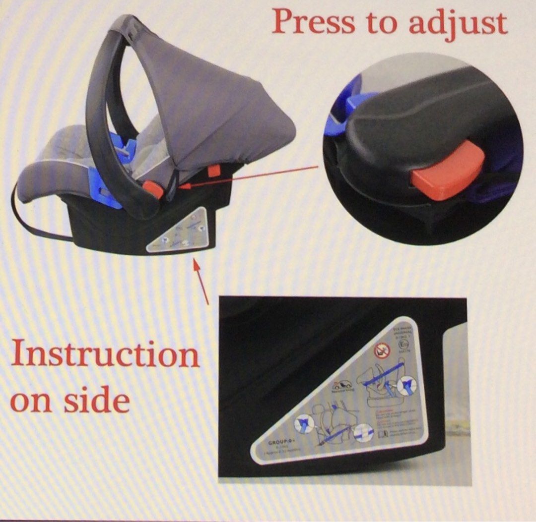 Universal car outlet seat carrier