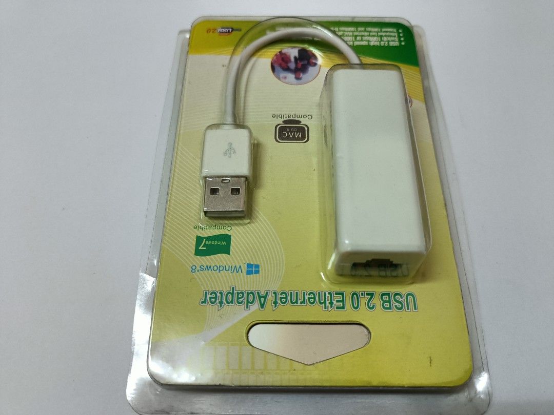 USB 2.0有線網路轉接線 USB轉RJ45網路卡 照片瀏覽 1