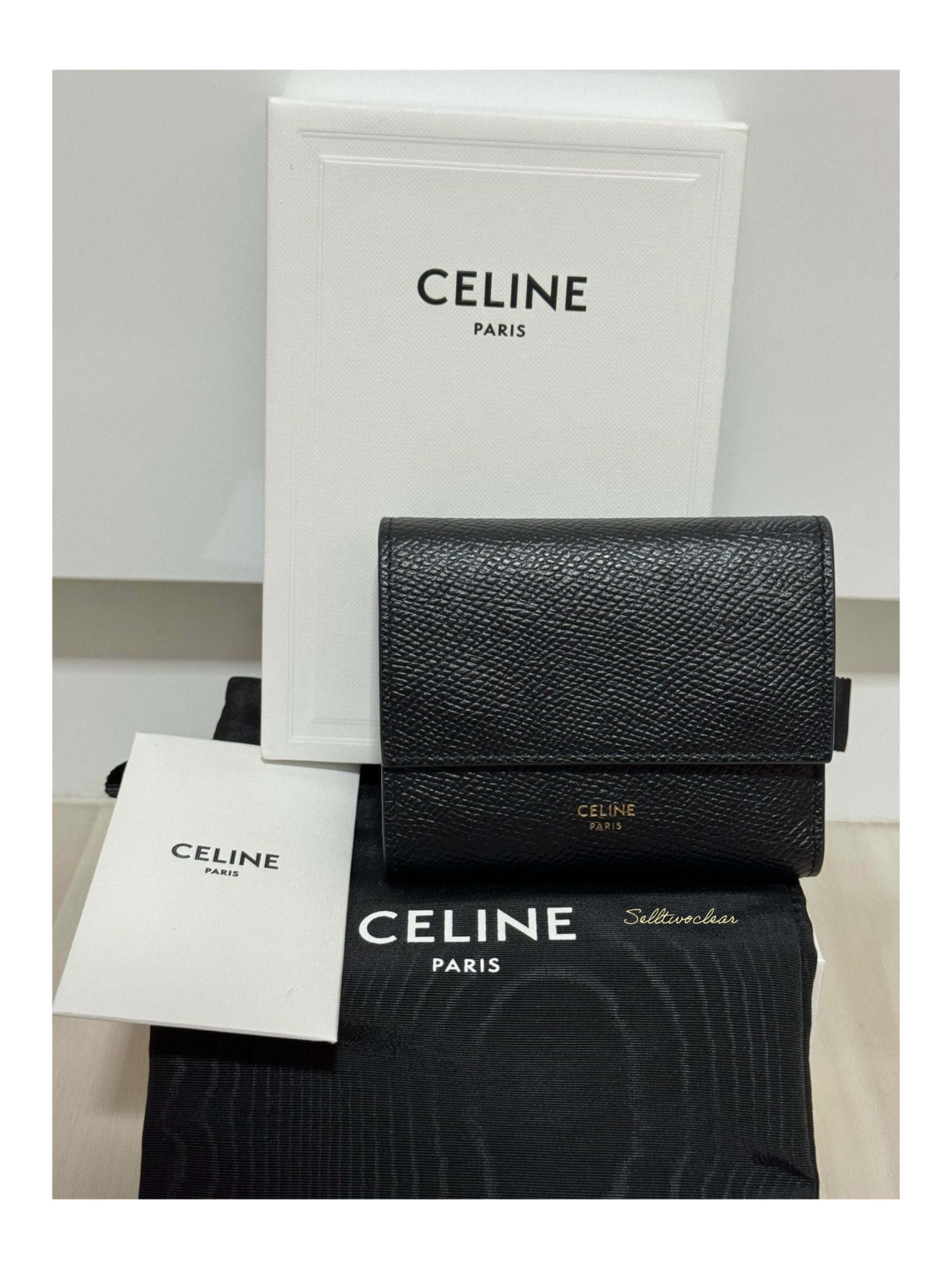 Small trifold wallet celine sales