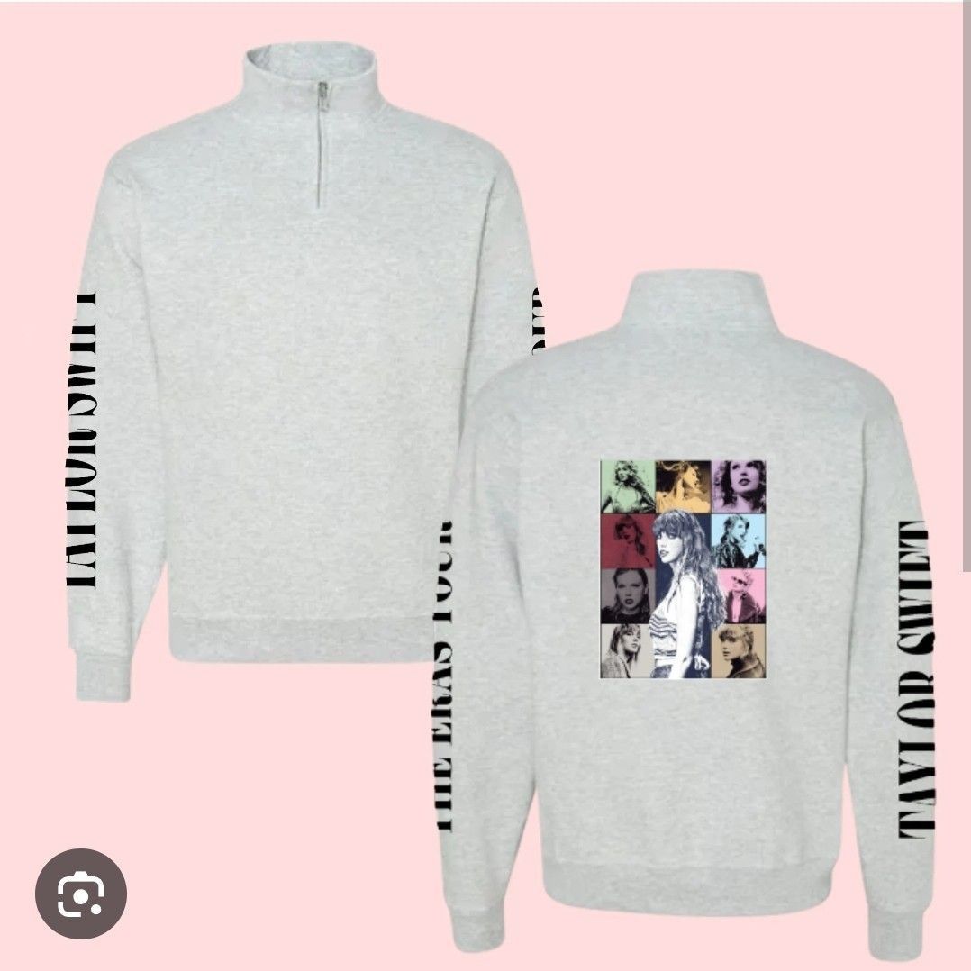 Taylor Swift Quarter Zip Hoodie M - トップス