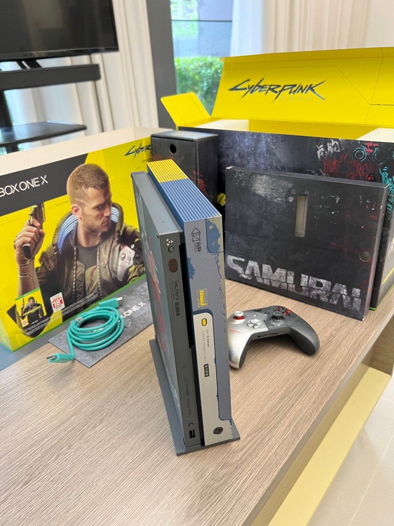 Xbox One X Limited Edition Cyberpunk 2077 Video Gaming Video