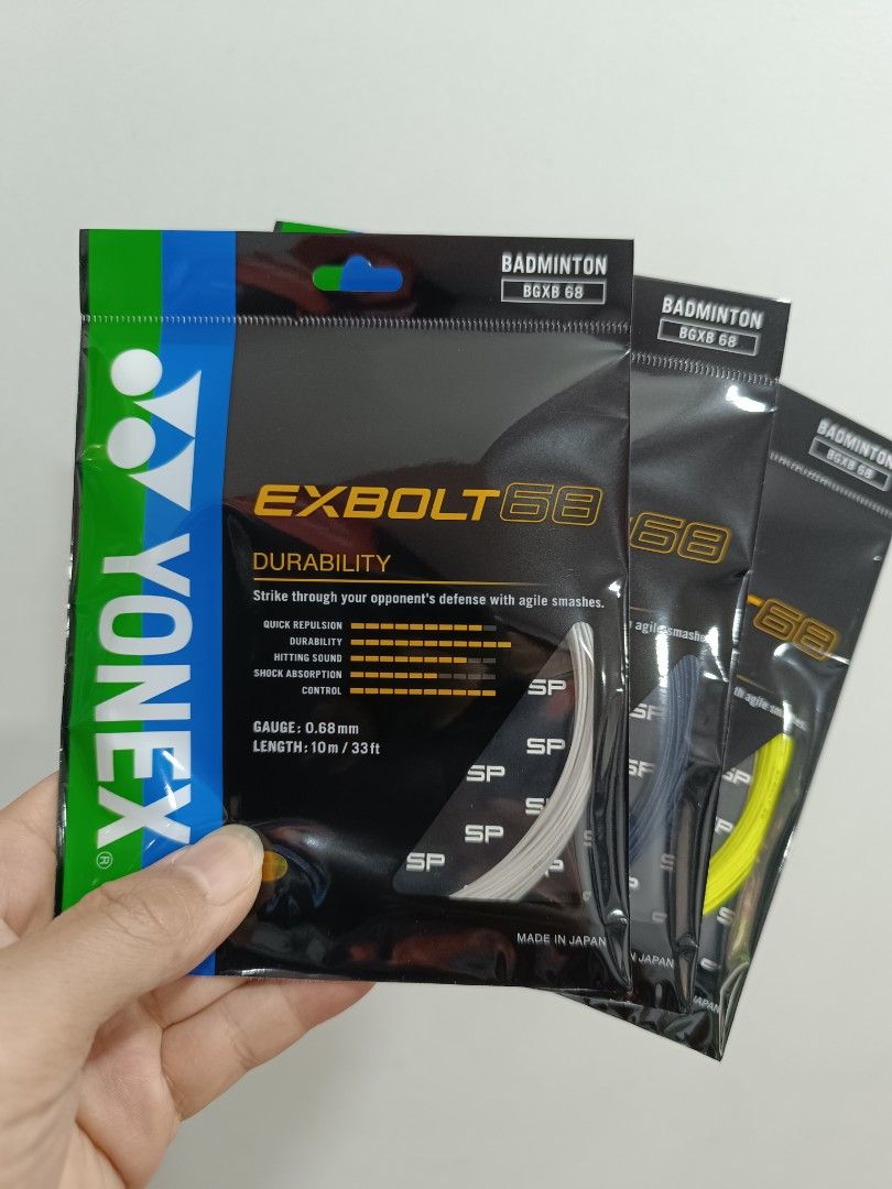 YES!THE EXBOLT 68 FINALLY HERE!!🔥🔥 *Launching on 8 MARCH 2024,String the  EXBOLT 68 with CHIGGAZ now.😉 TOKYO, Japan – Introduc