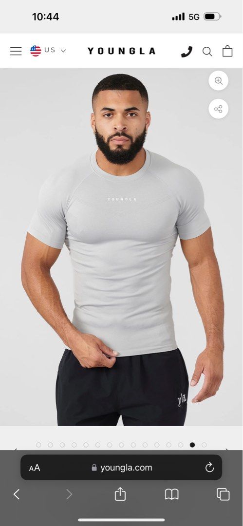 YoungLA Supervillain compression tee, Men's Fashion, Activewear on Carousell