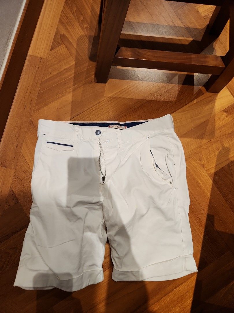 Zara mens white shorts hotsell