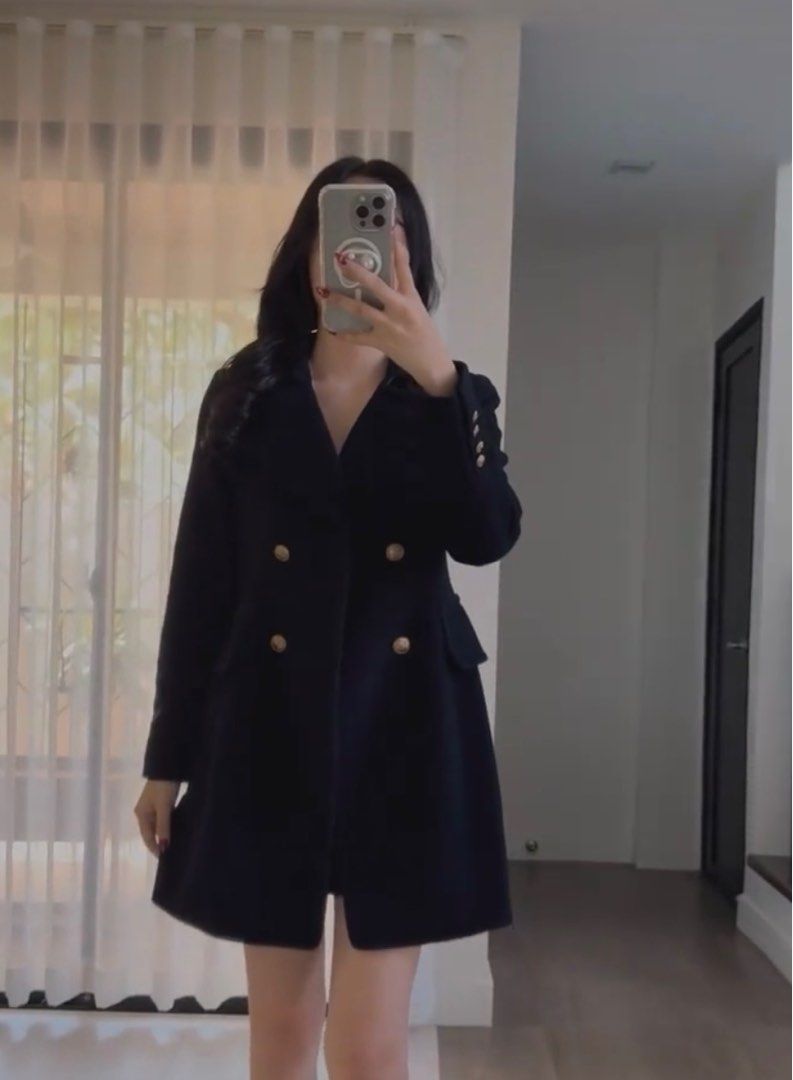 Zara Premium Wool Coat Women s Fashion Coats Jackets and Outerwear on Carousell