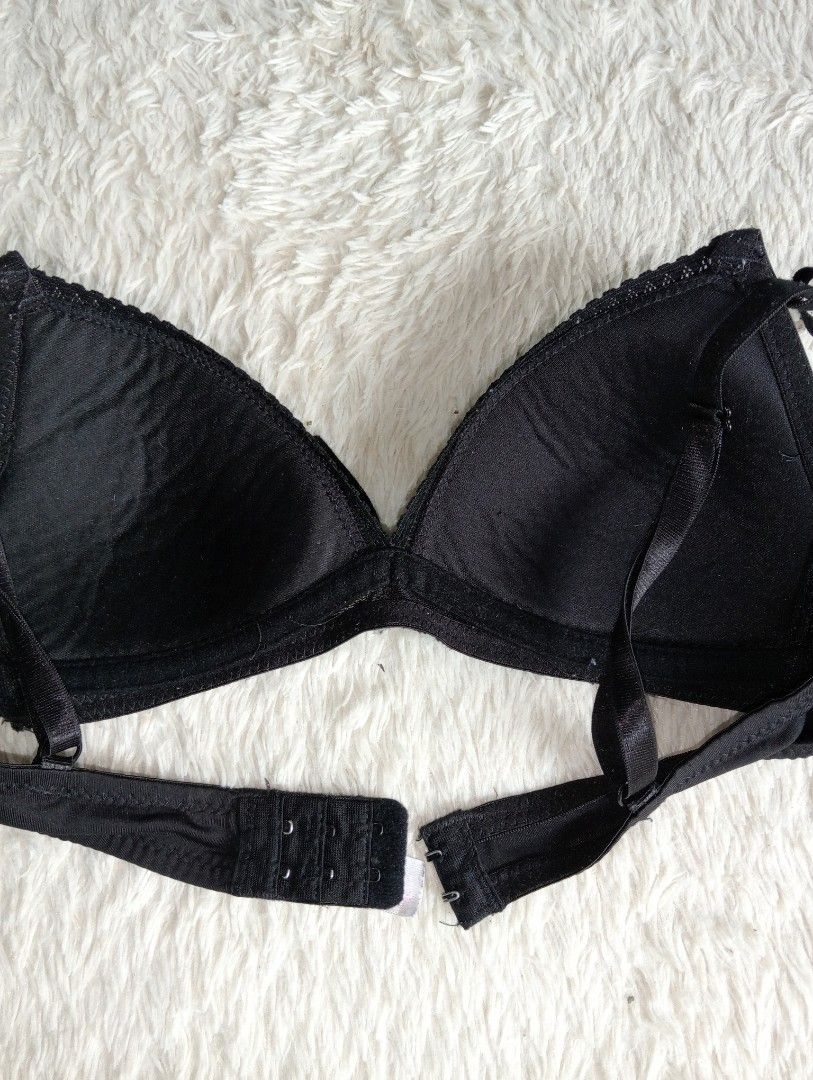 32C – Preloved Black Non Wired Bra – Okriks