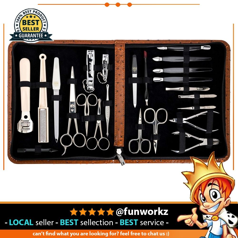 Swords Germany brand quality 23 piece manicure pedicure
