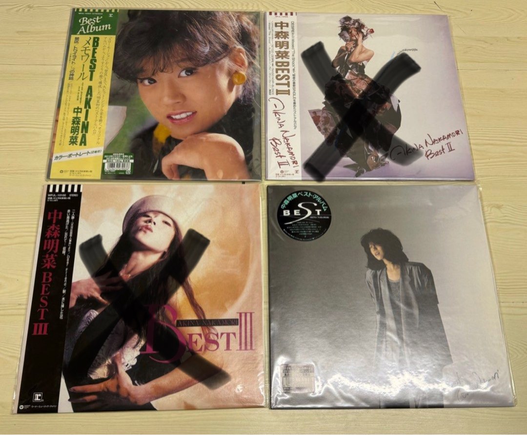 中森明菜Best Album Set of 4 Akina Nakamori, 興趣及遊戲, 音樂、樂器 