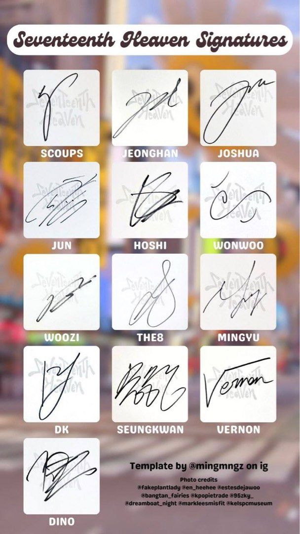 WTT/WTS > SEVENTEEN HEAVEN SIGNED POSTCARD, Hobbies & Toys