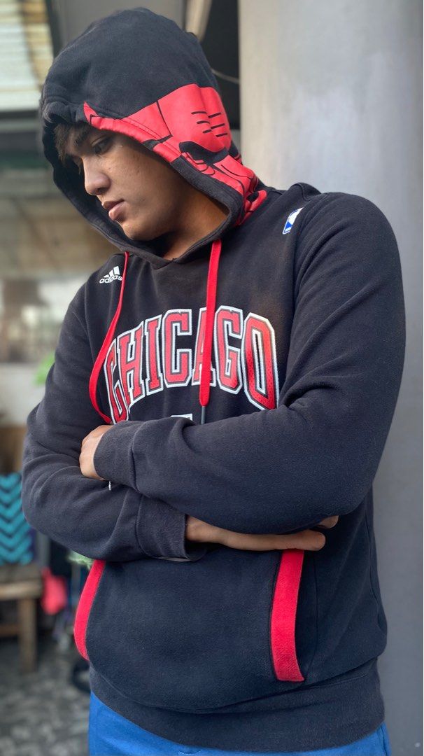 Chicago bulls adidas hoodie top