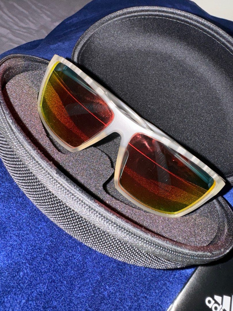 Adidas Sport SP0010 White Polaroid Sunglasses Men s Fashion Watches Accessories Sunglasses Eyewear on Carousell