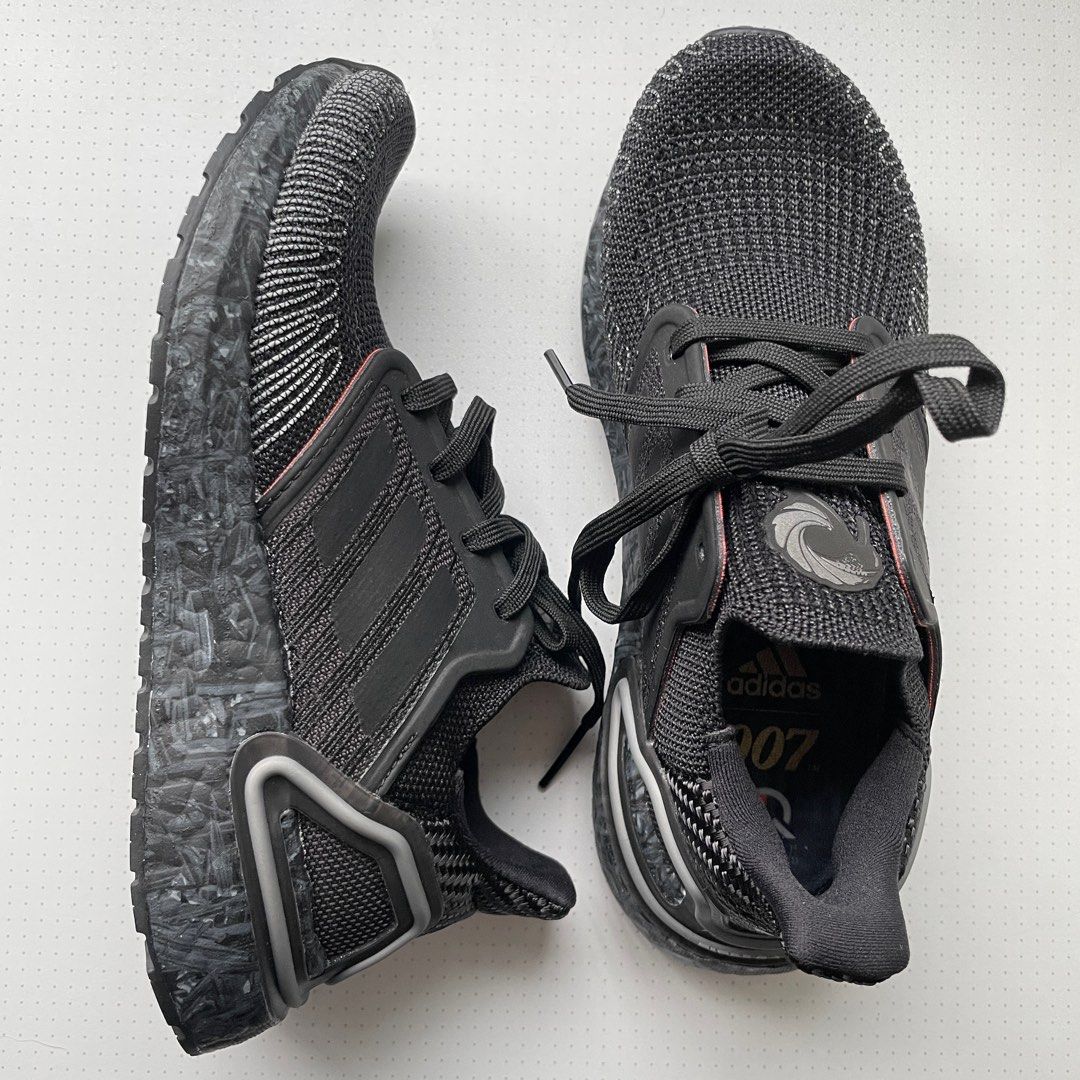 adidas gazelle silver green womens James Bond adidas UltraBoost 20 Running Shoe - Black Tuxedo
