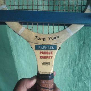 Antique  tennis racquet