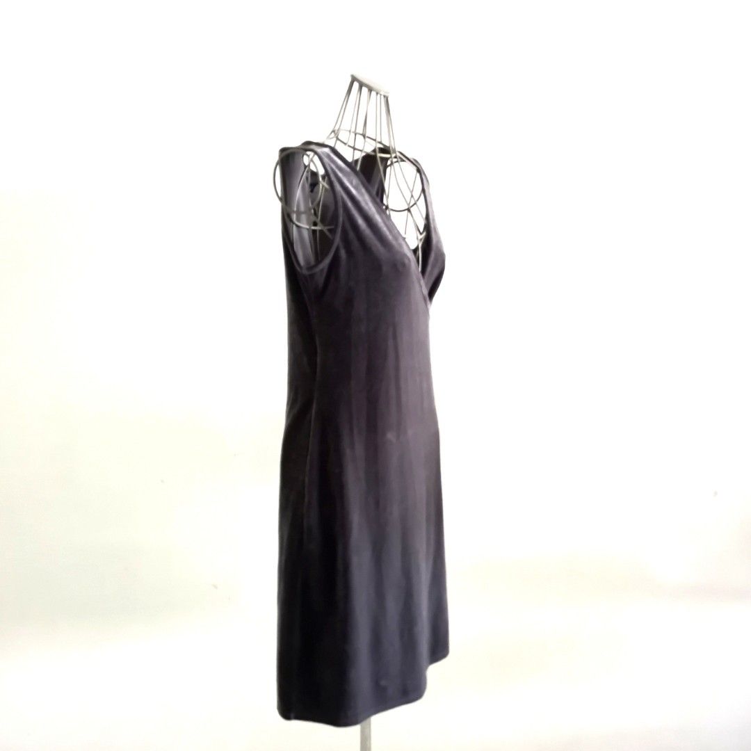 Bcbg velvet wrap dress outlet