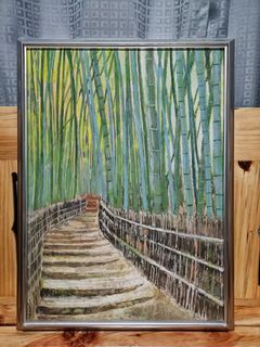 big painting bamboo