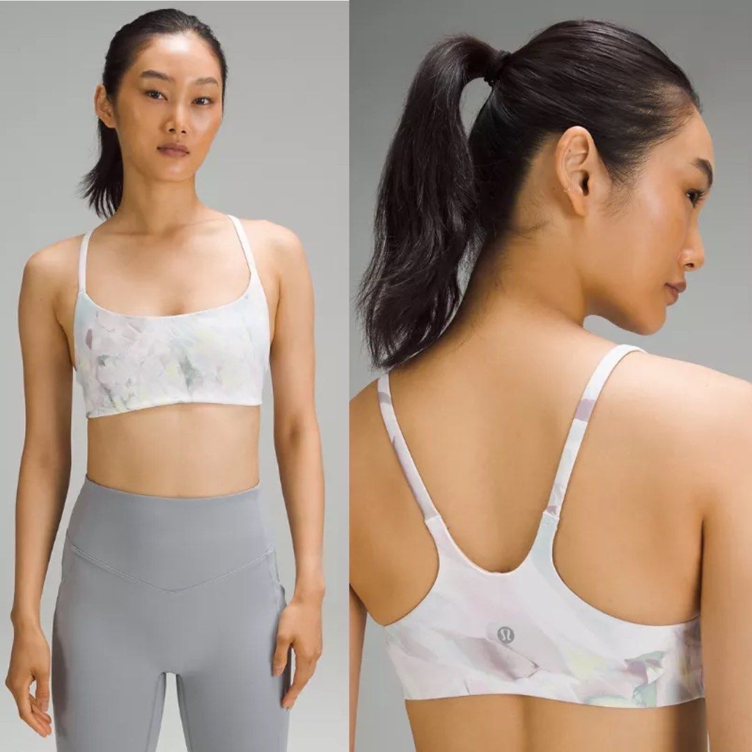 Lululemon Wunder Train Strappy Racer Bra Light Support, A/B Cup in Dahlia  Mauve in Size 4, Women's Fashion, Activewear on Carousell