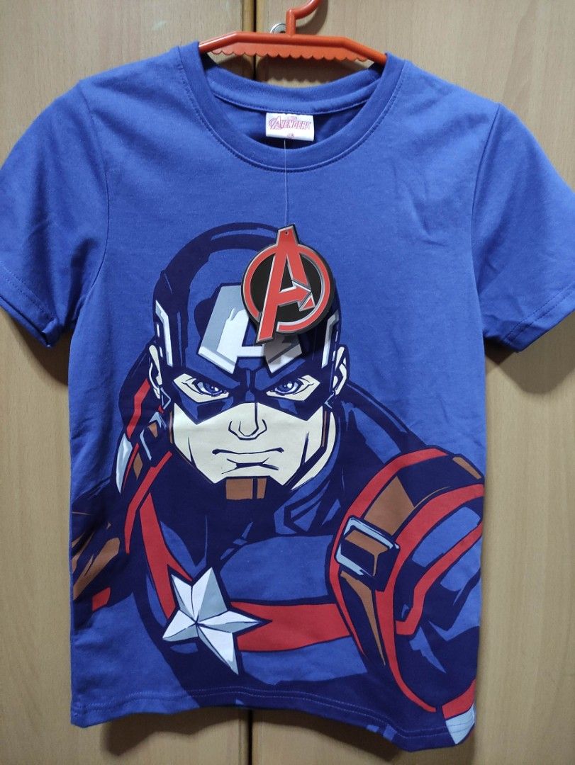 Brand New Captain America Shirt for Boys Babies Kids Babies Kids Fashion on Carousell