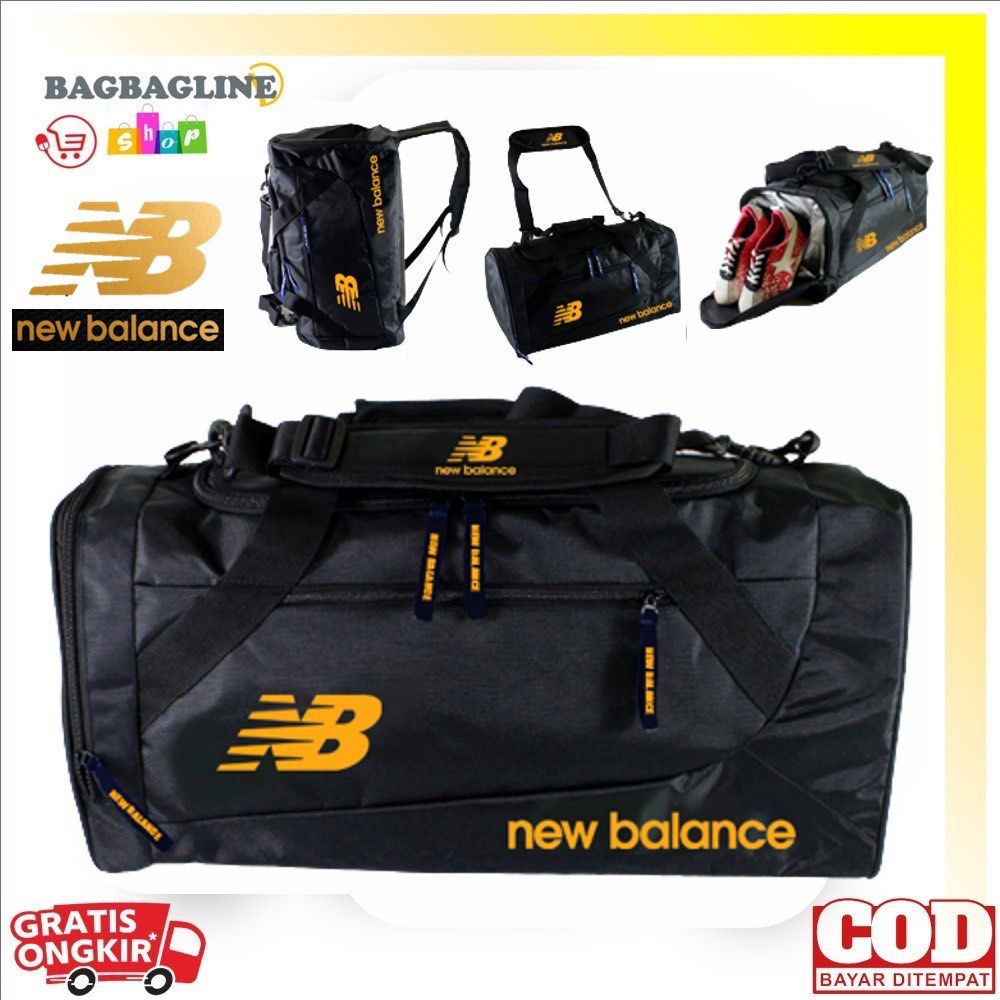 BRAND NEW IN STOCK New Balance Fitness Sports Bag Gym Travel Bag Large Capacity Portable Can Carry Men Men s Fashion Bags Sling Bags on Carousell
