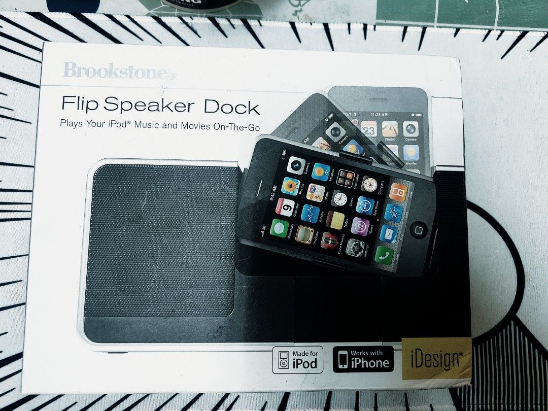 Brookstone shop ipod dock