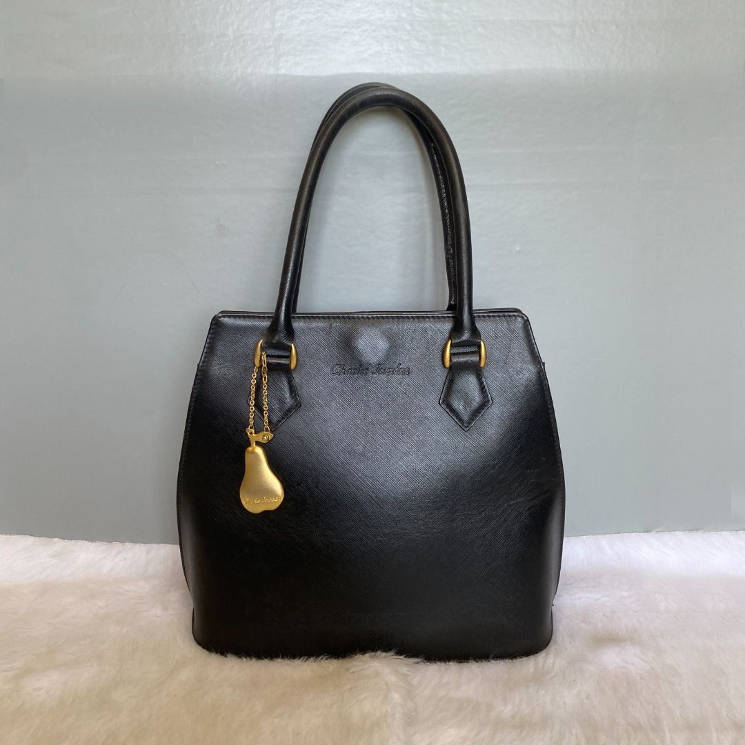 Charles jourdan hot sale leather satchel